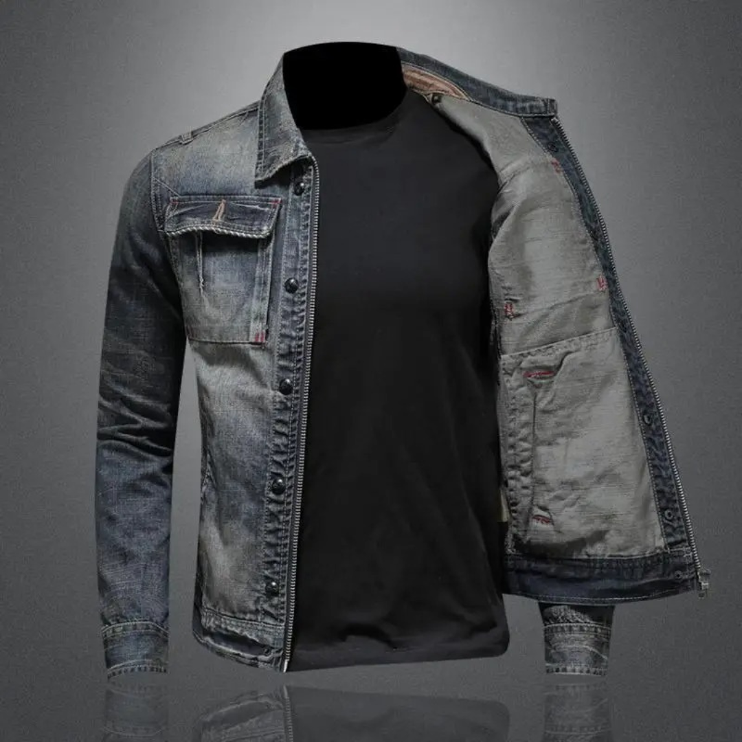 LEON | Veste en denim mi-saison