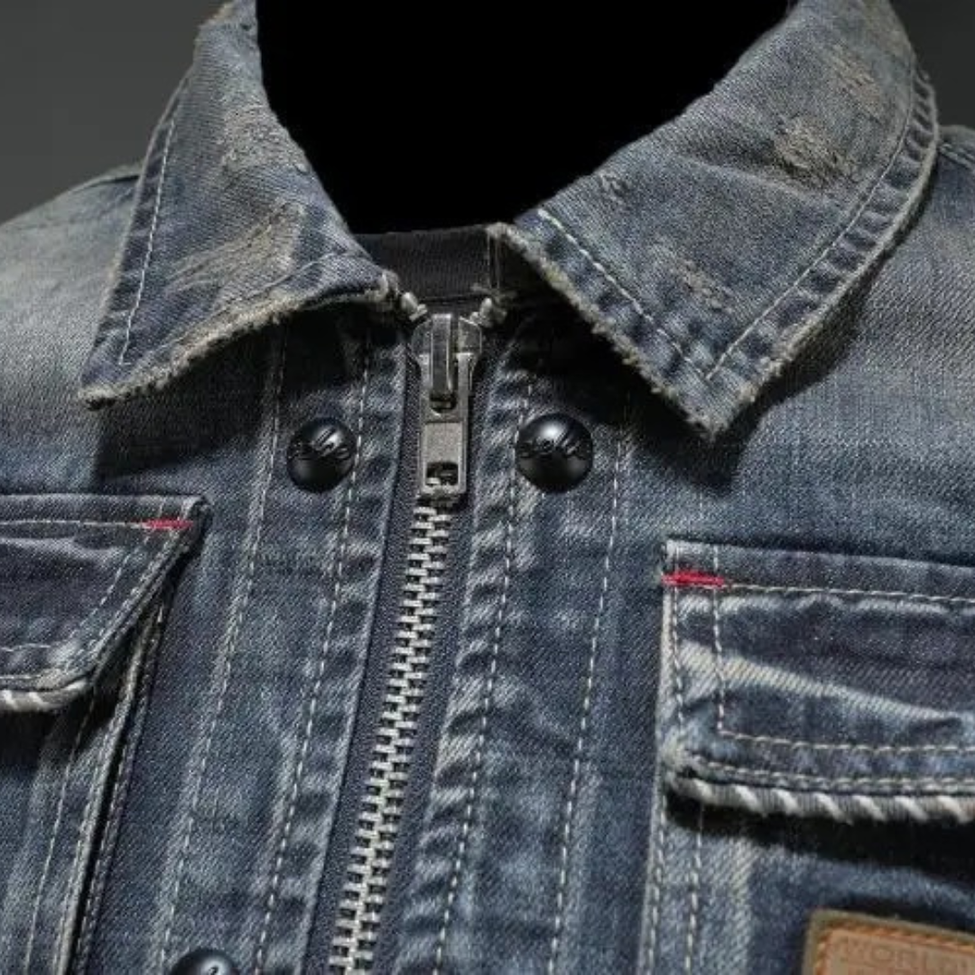 LEON | Veste en denim mi-saison