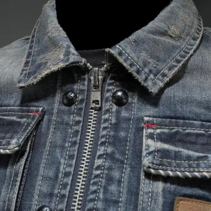 LEON | Veste en denim mi-saison