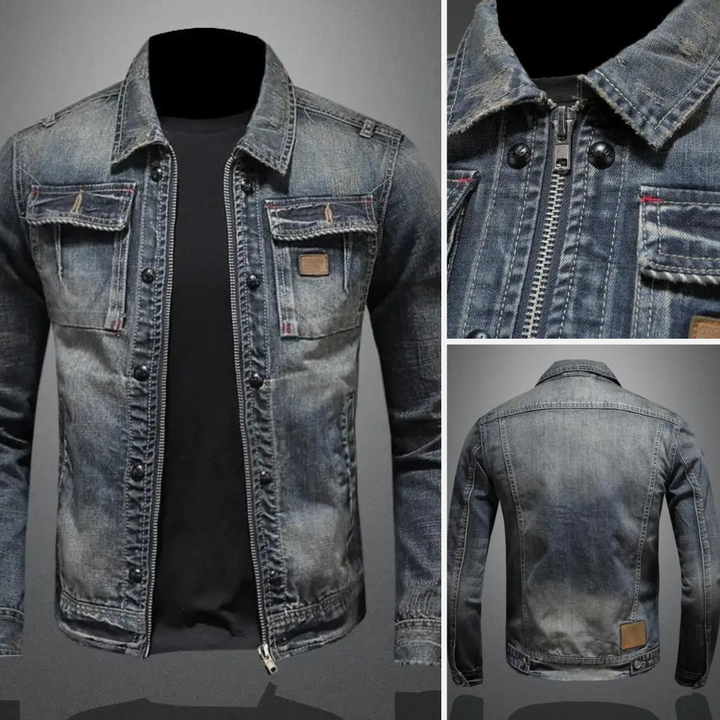 LEON | Veste en denim mi-saison