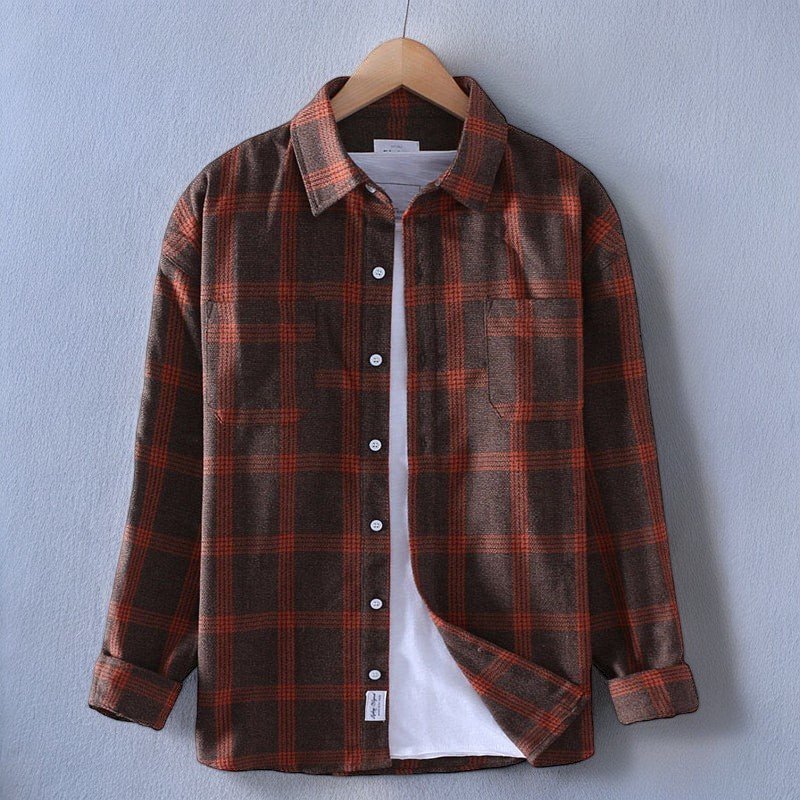 HUGO | Chemise vintage à carreaux pour homme